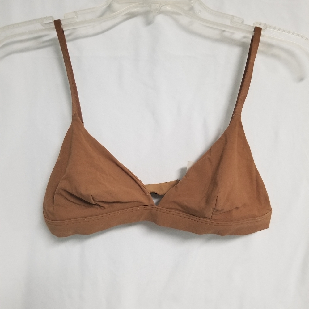 Womens Brown TALULA Soft Spun Bralet Size S